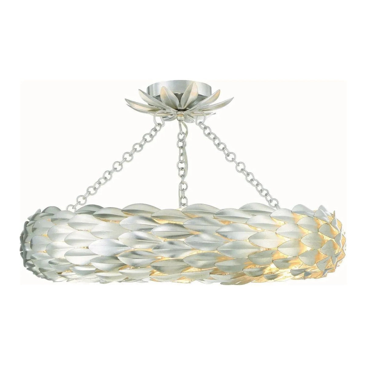 Crystorama - Broche Semi Flush Mount - Ring - 536-SA_CEILING | Montreal Lighting & Hardware