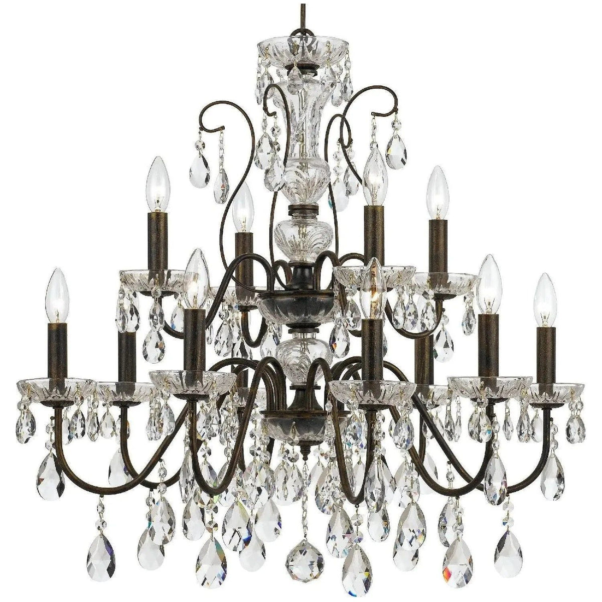 Crystorama - Butler Chandelier - 3029-EB-CL-S | Montreal Lighting & Hardware