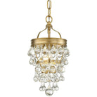 Crystorama - Calypso One Light Mini Chandelier - 131-VG | Montreal Lighting & Hardware