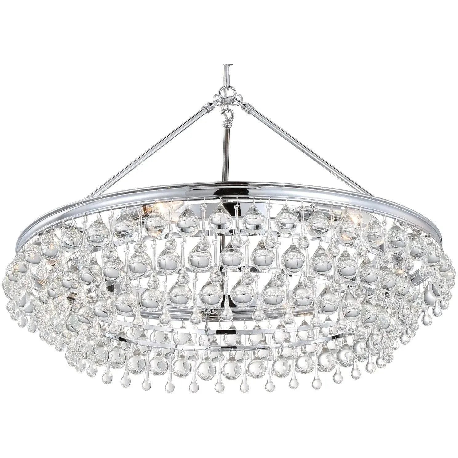 Crystorama - Calypso Six Light Chandelier - 275-CH | Montreal Lighting & Hardware