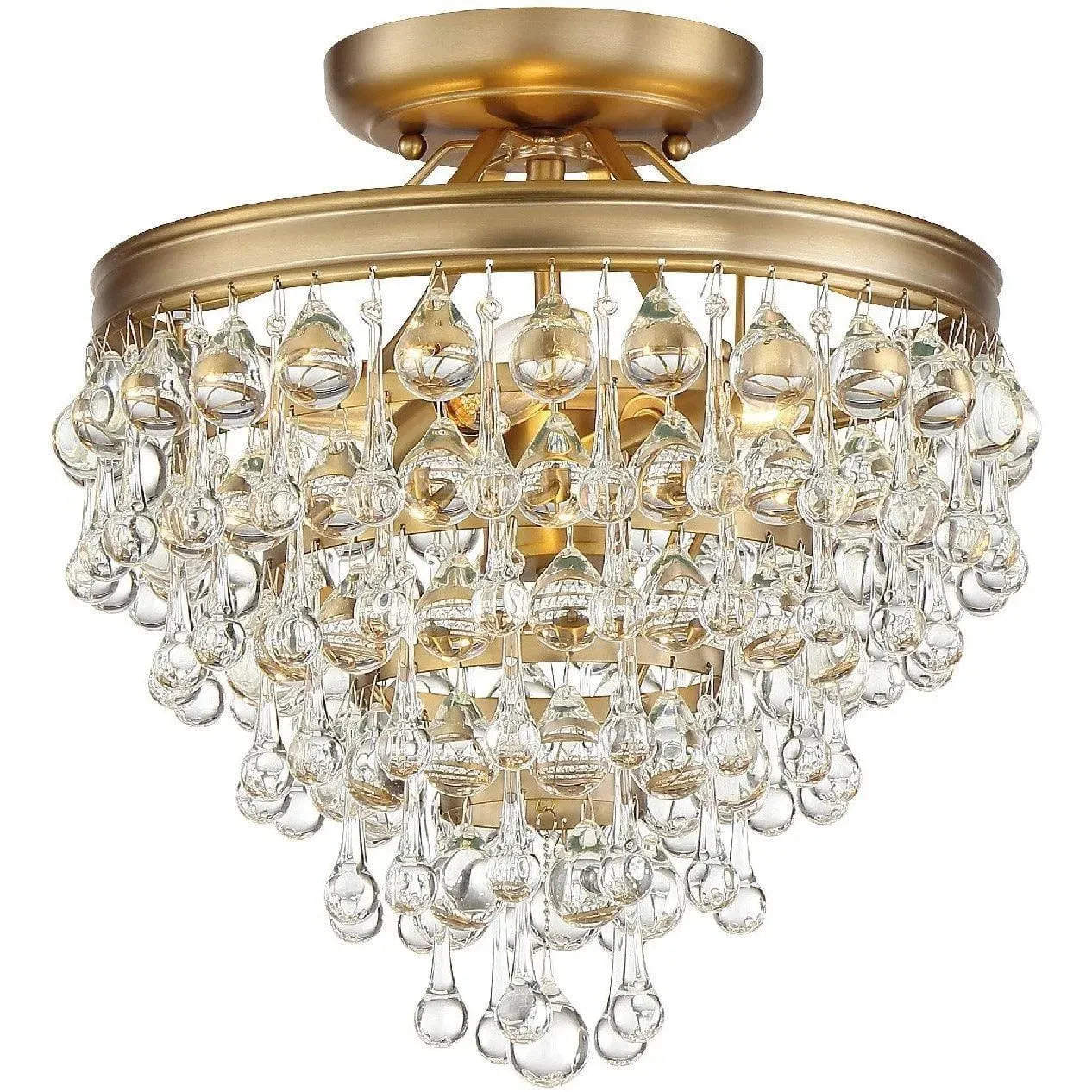 Crystorama - Calypso Three Light Ceiling Mount - 130-VG_CEILING | Montreal Lighting & Hardware