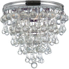 Crystorama - Calypso Three Light Ceiling Mount - 135-CH | Montreal Lighting & Hardware
