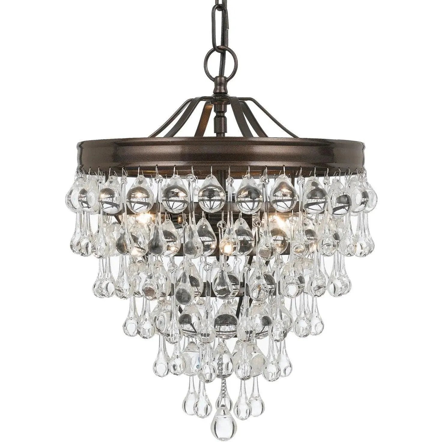 Crystorama - Calypso Three Light Mini Chandelier - 130-VZ | Montreal Lighting & Hardware