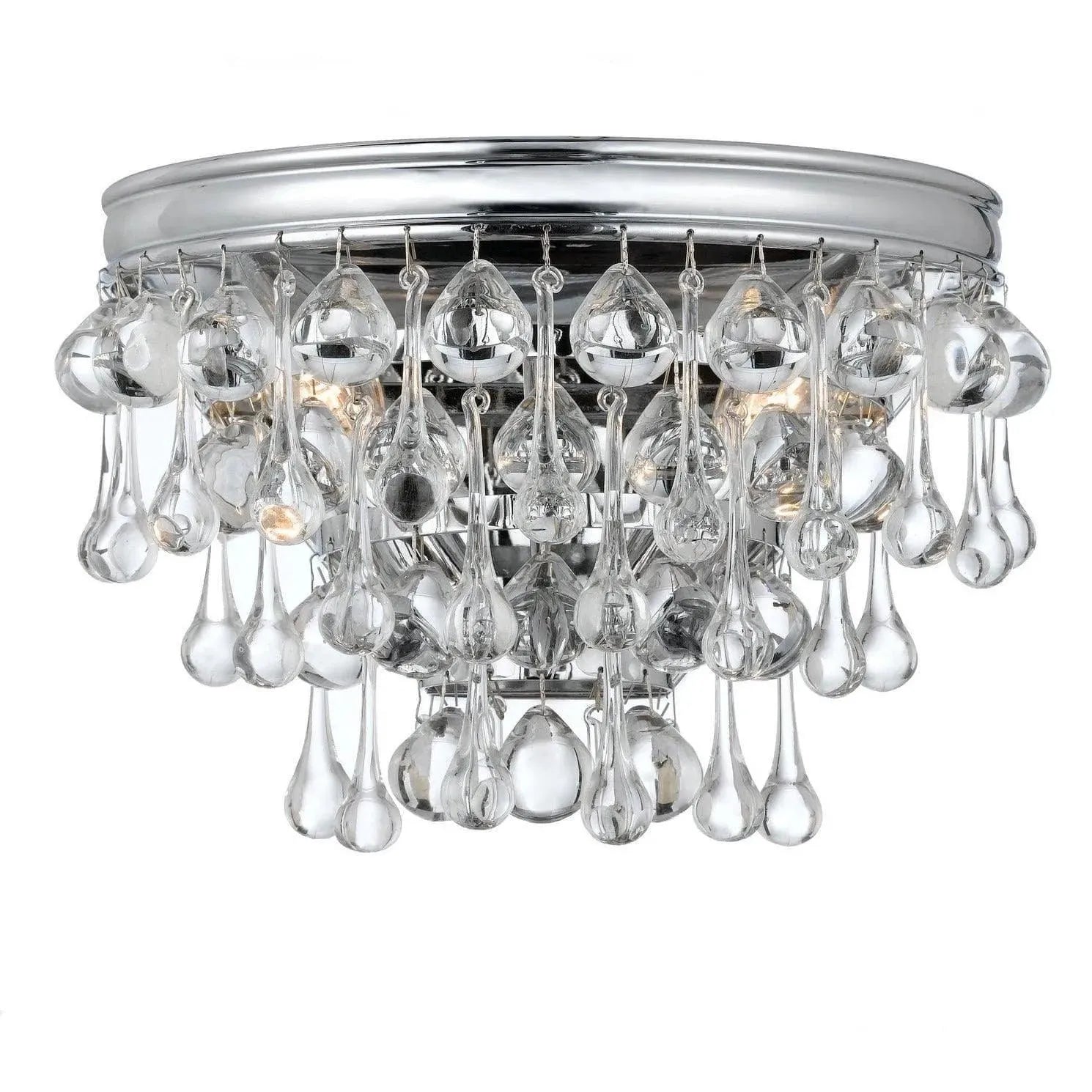 Crystorama - Calypso Two Light Wall Mount - 132-CH | Montreal Lighting & Hardware