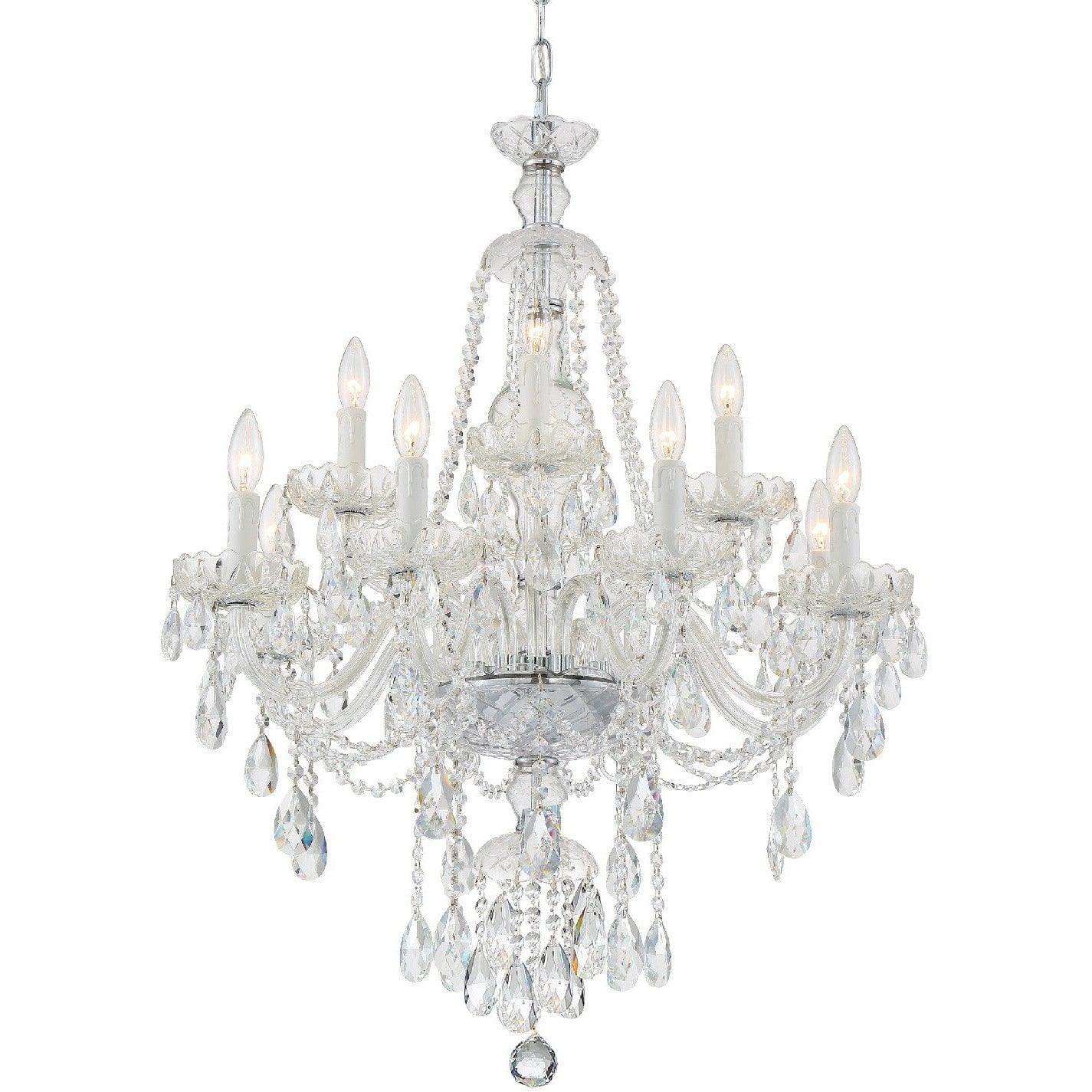 Crystorama - Candace 12 Light Chandelier - CAN-A1312-CH-CL-MWP | Montreal Lighting & Hardware
