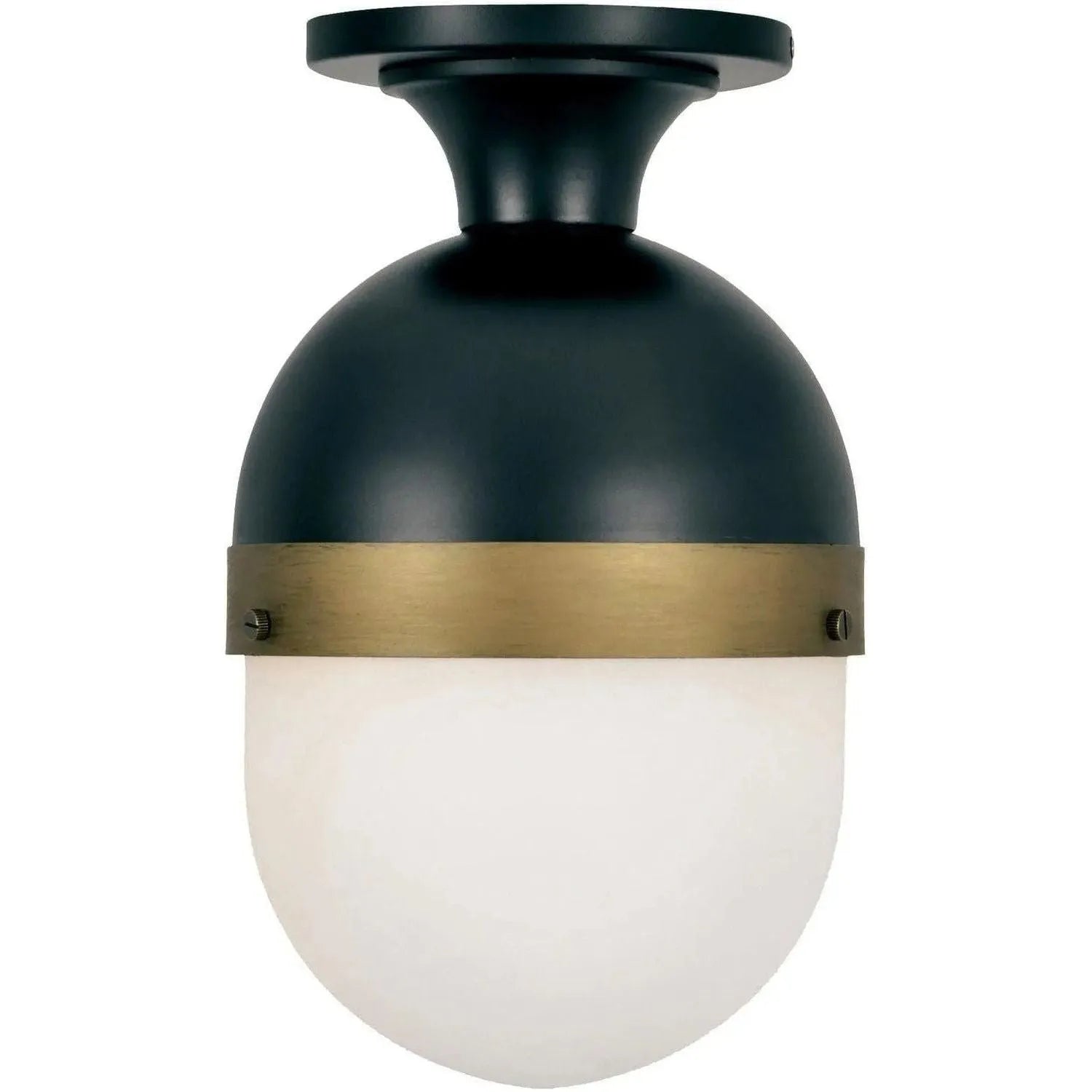 Crystorama - Capsule One Light Outdoor Ceiling Mount - CAP-8500-MK-TG | Montreal Lighting & Hardware