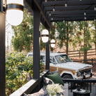 Crystorama - Capsule One Light Outdoor Wall Mount - CAP-8501-MK-TG | Montreal Lighting & Hardware