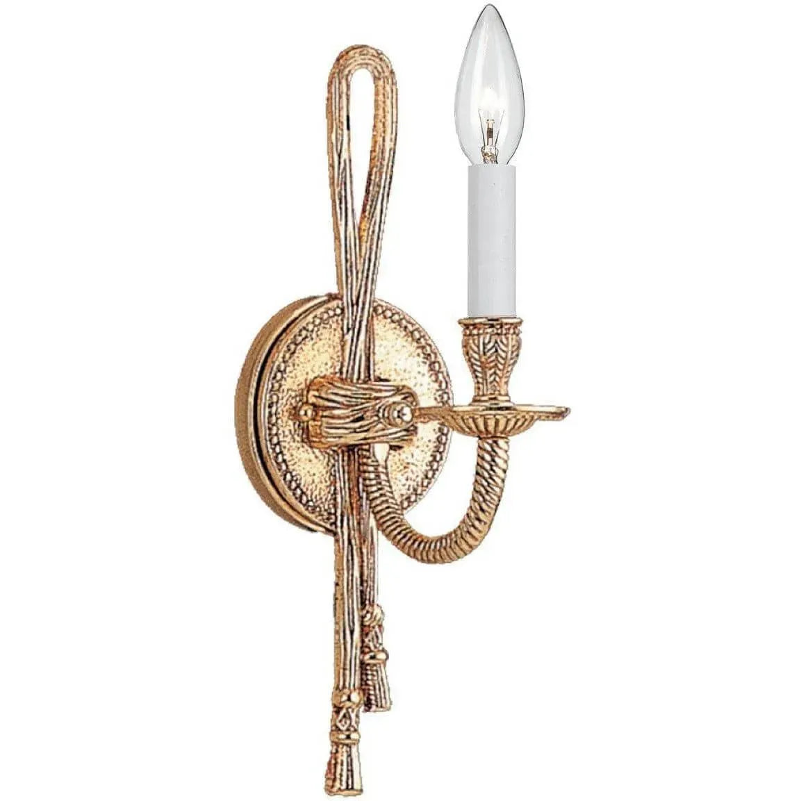 Crystorama - Cast Brass Wall Mount One Light Wall Mount - 651-OB | Montreal Lighting & Hardware