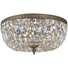 Crystorama - Ceiling Mount Three Light Ceiling Mount - 712-EB-CL-MWP | Montreal Lighting & Hardware