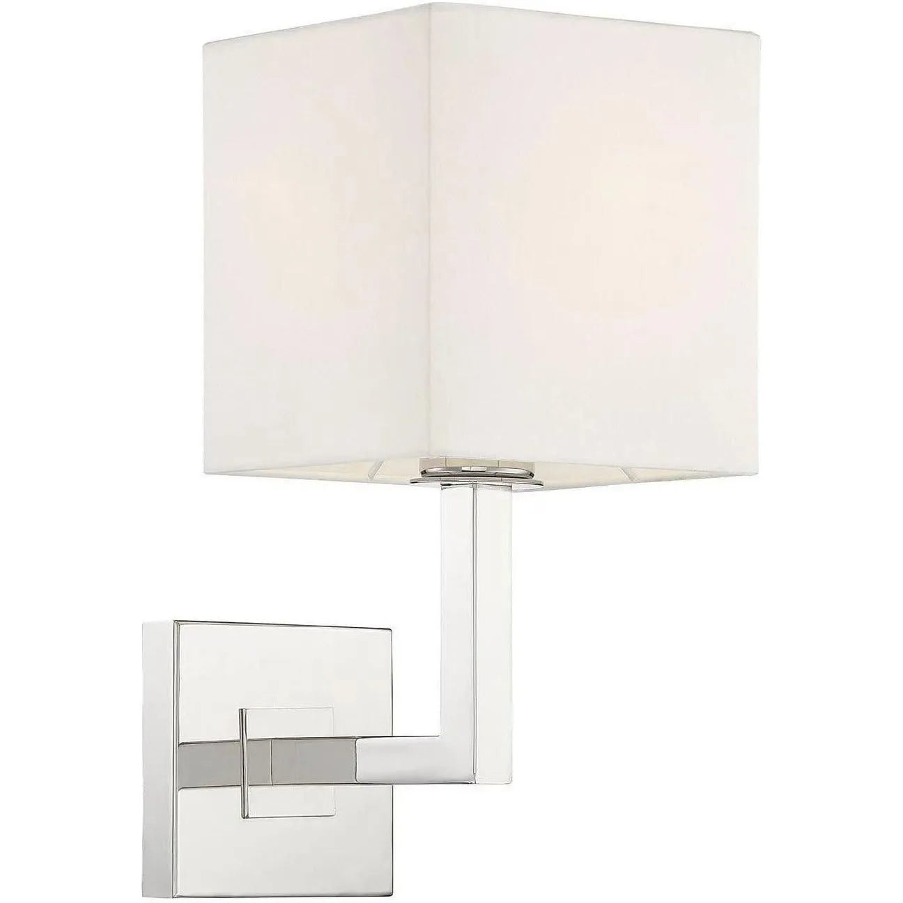 Crystorama - Chatham One Light Wall Mount - CHA-491-PN | Montreal Lighting & Hardware
