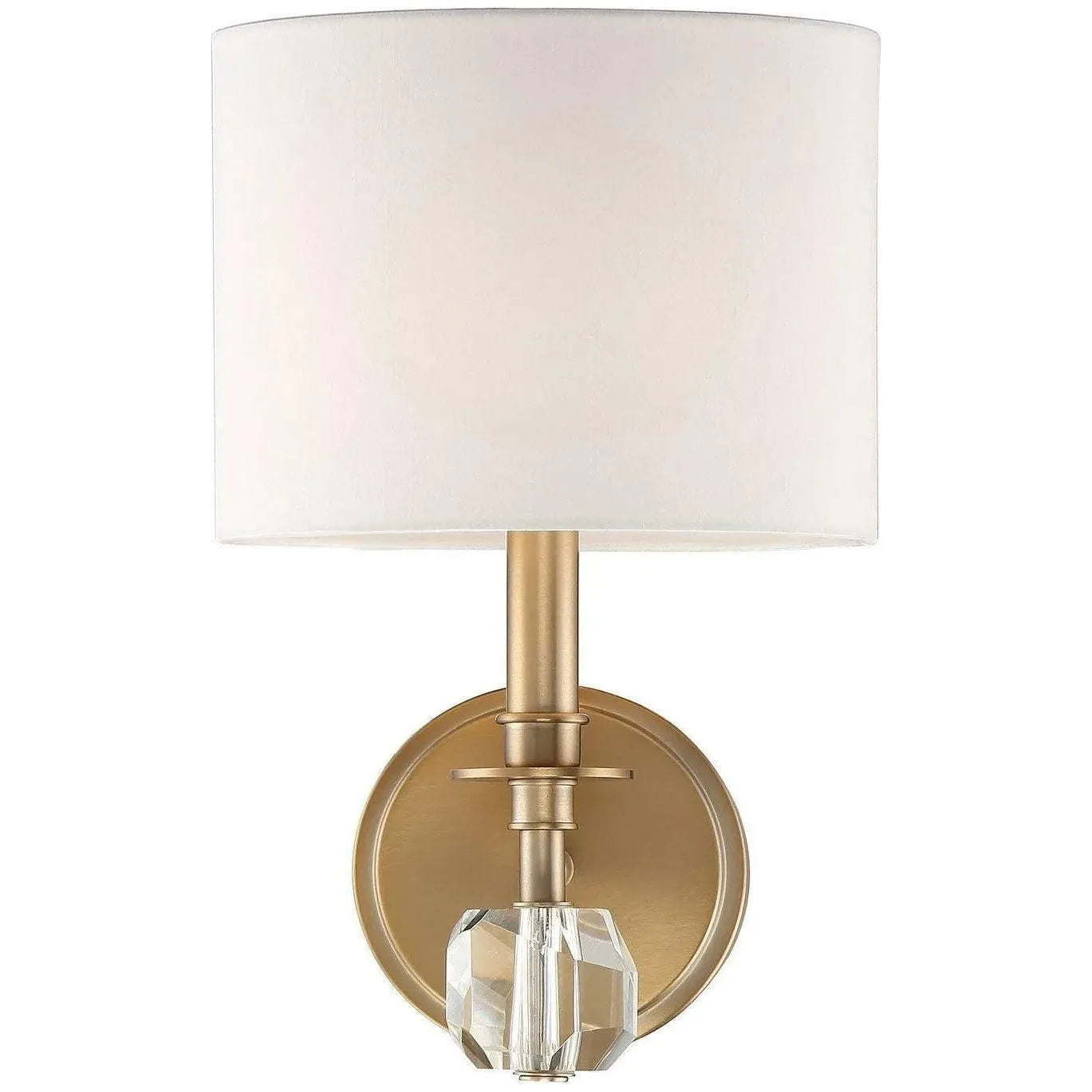 Crystorama - Chimes One Light Wall Mount - CHI-211-AG | Montreal Lighting & Hardware