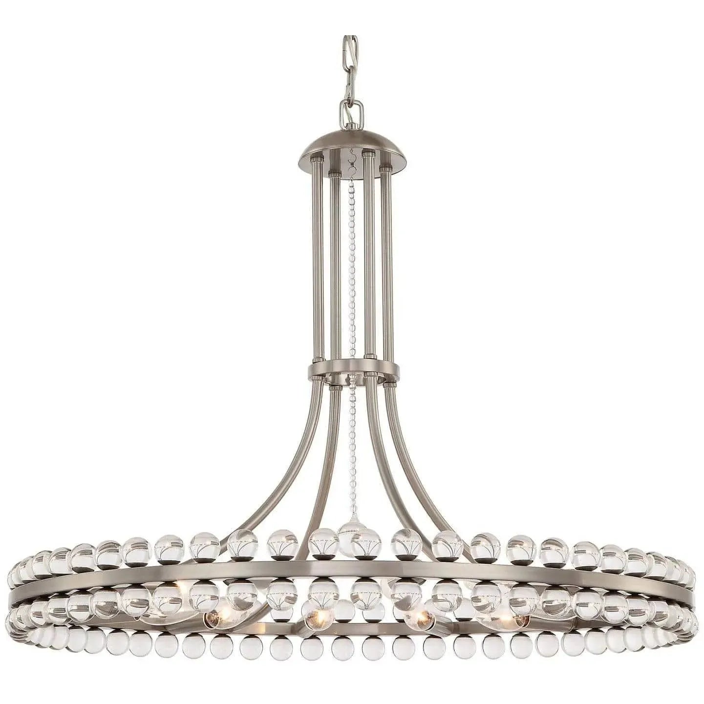 Crystorama - Clover 12 Light Chandelier - CLO-8899-AG | Montreal Lighting & Hardware