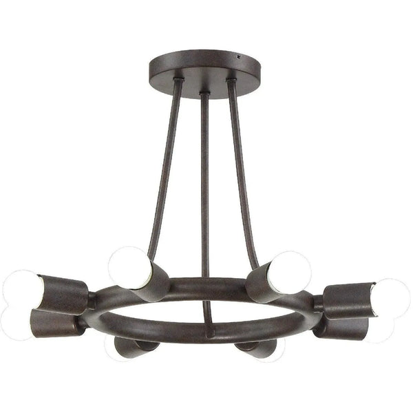 Dakota Eight Light Ceiling Mount