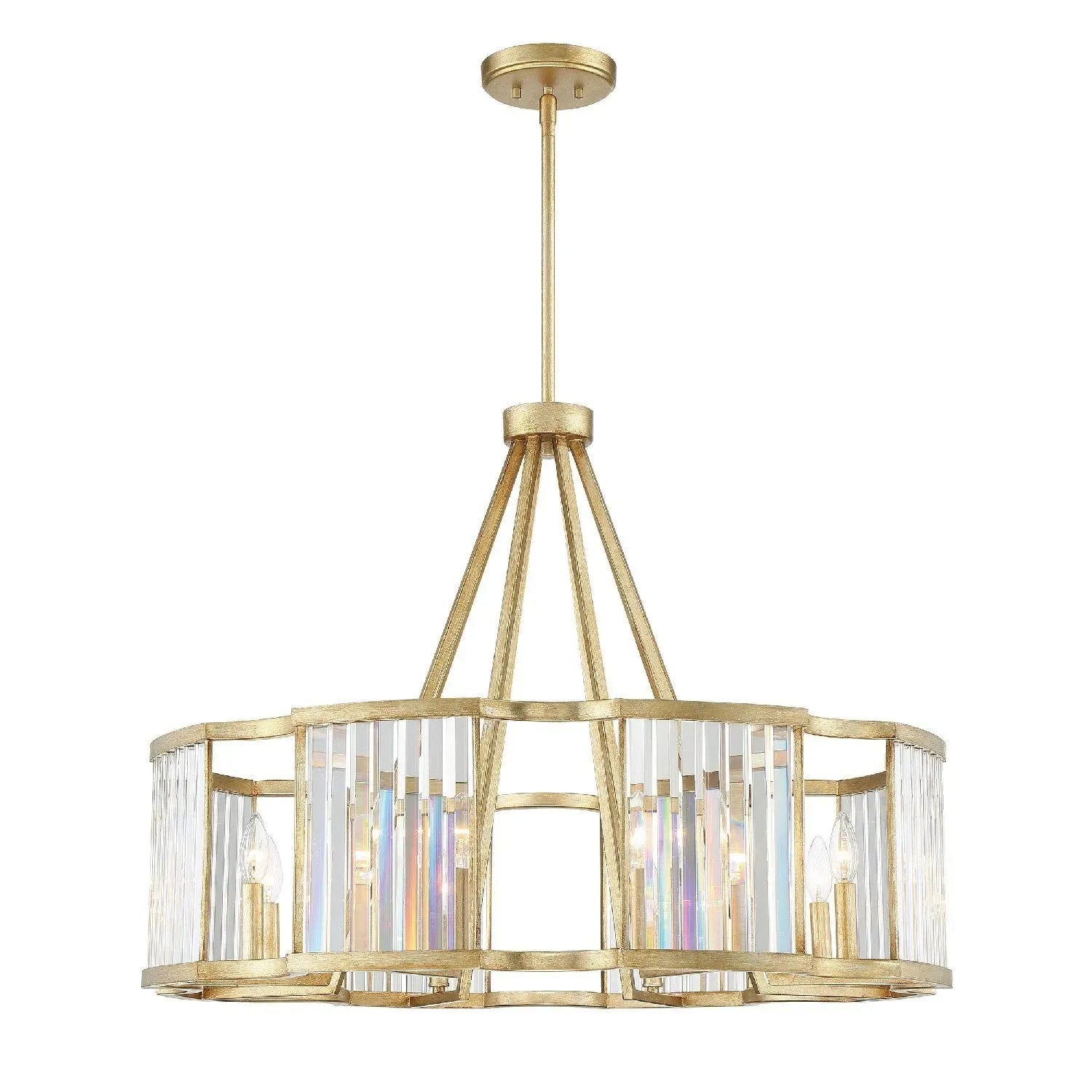Crystorama - Darcy Eight Light Pendant - DAR-1018-DT | Montreal Lighting & Hardware