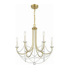 Crystorama - Delilah Chandelier - DEL-90806-AG | Montreal Lighting & Hardware