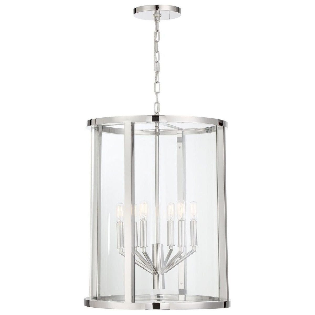 Crystorama - Devon Lantern - DEV-B8006-PN | Montreal Lighting & Hardware