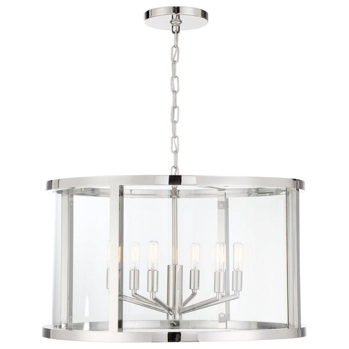 Crystorama - Devon Lantern - DEV-B8066-PN | Montreal Lighting & Hardware
