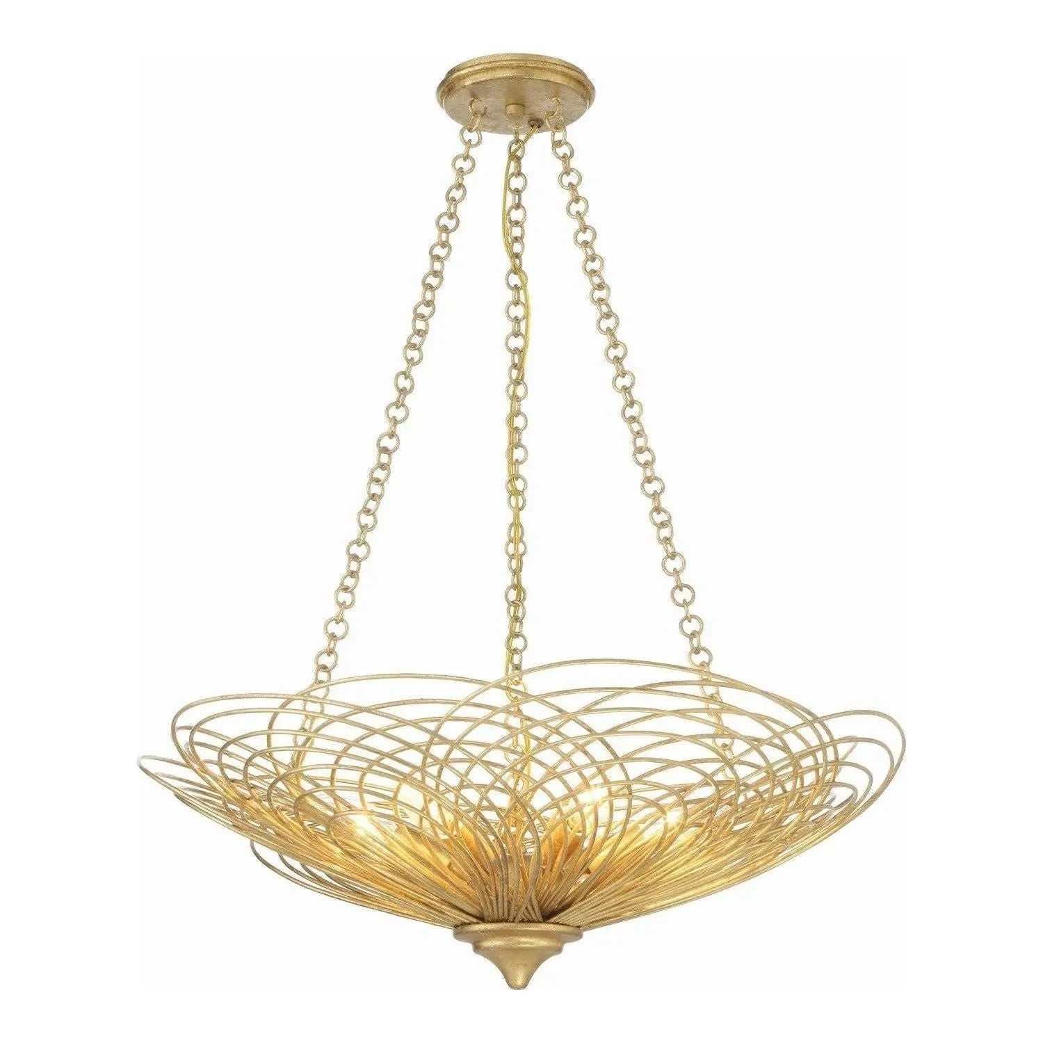 Crystorama - Doral Chandelier - DOR-B7706-MT | Montreal Lighting & Hardware
