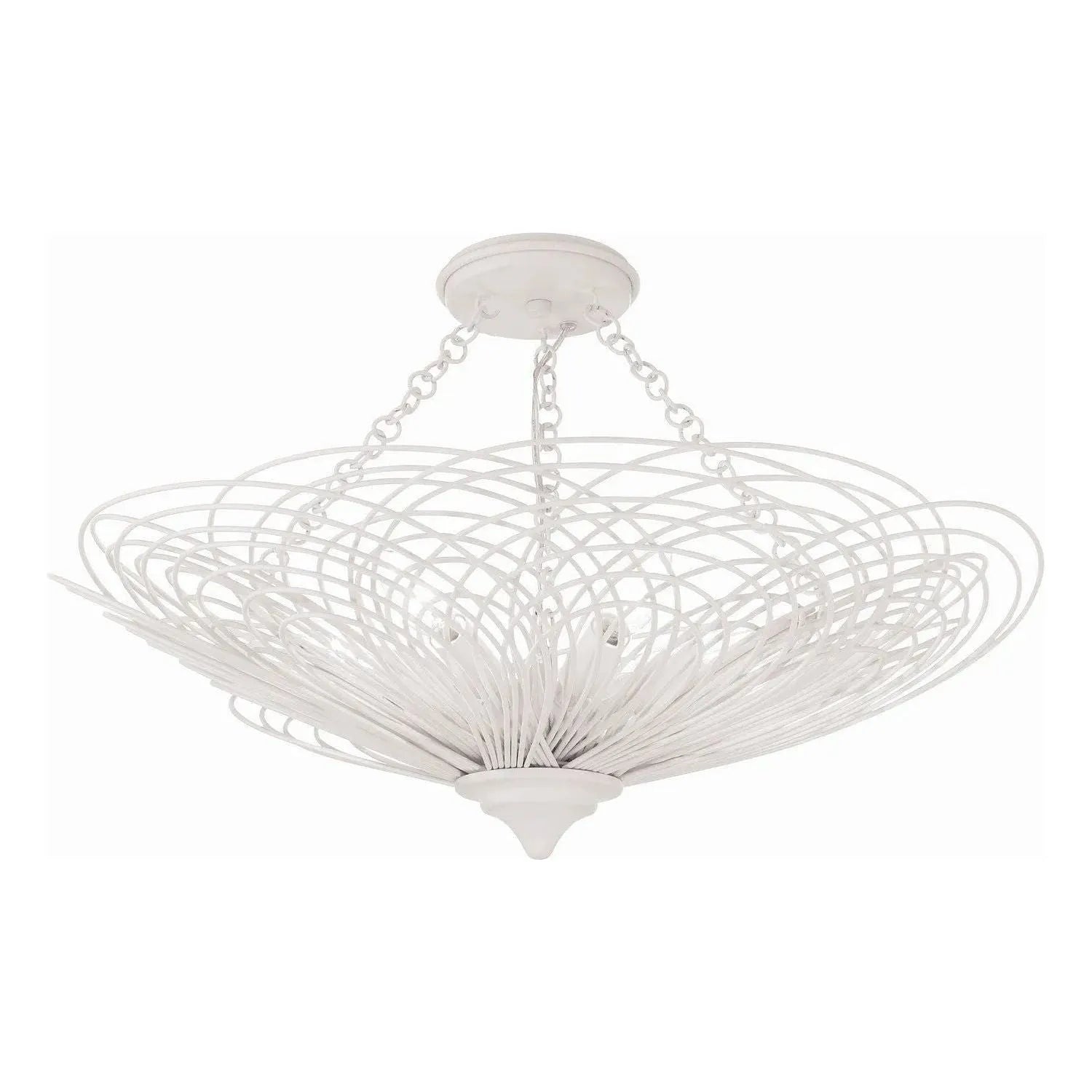Crystorama - Doral Semi Flush Mount - DOR-B7703-MT | Montreal Lighting & Hardware