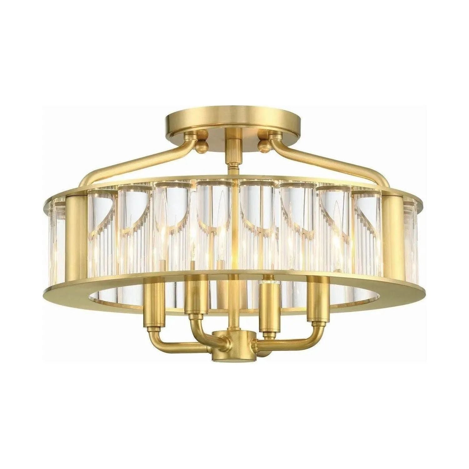 Crystorama - Farris Ceiling Mount - FAR-6000-AG | Montreal Lighting & Hardware