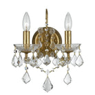 Crystorama - Filmore Wall Mount - 4452-GA-CL-S | Montreal Lighting & Hardware