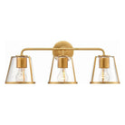Crystorama - Fulton Bath Vanity - FUL-913-GA-CL | Montreal Lighting & Hardware