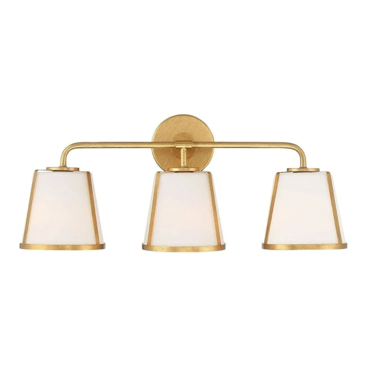 Crystorama - Fulton Bath Vanity - FUL-913-GA | Montreal Lighting & Hardware