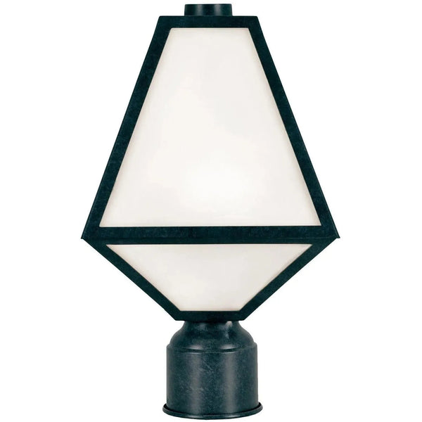 Glacier One Light Outdoor Lantern Post