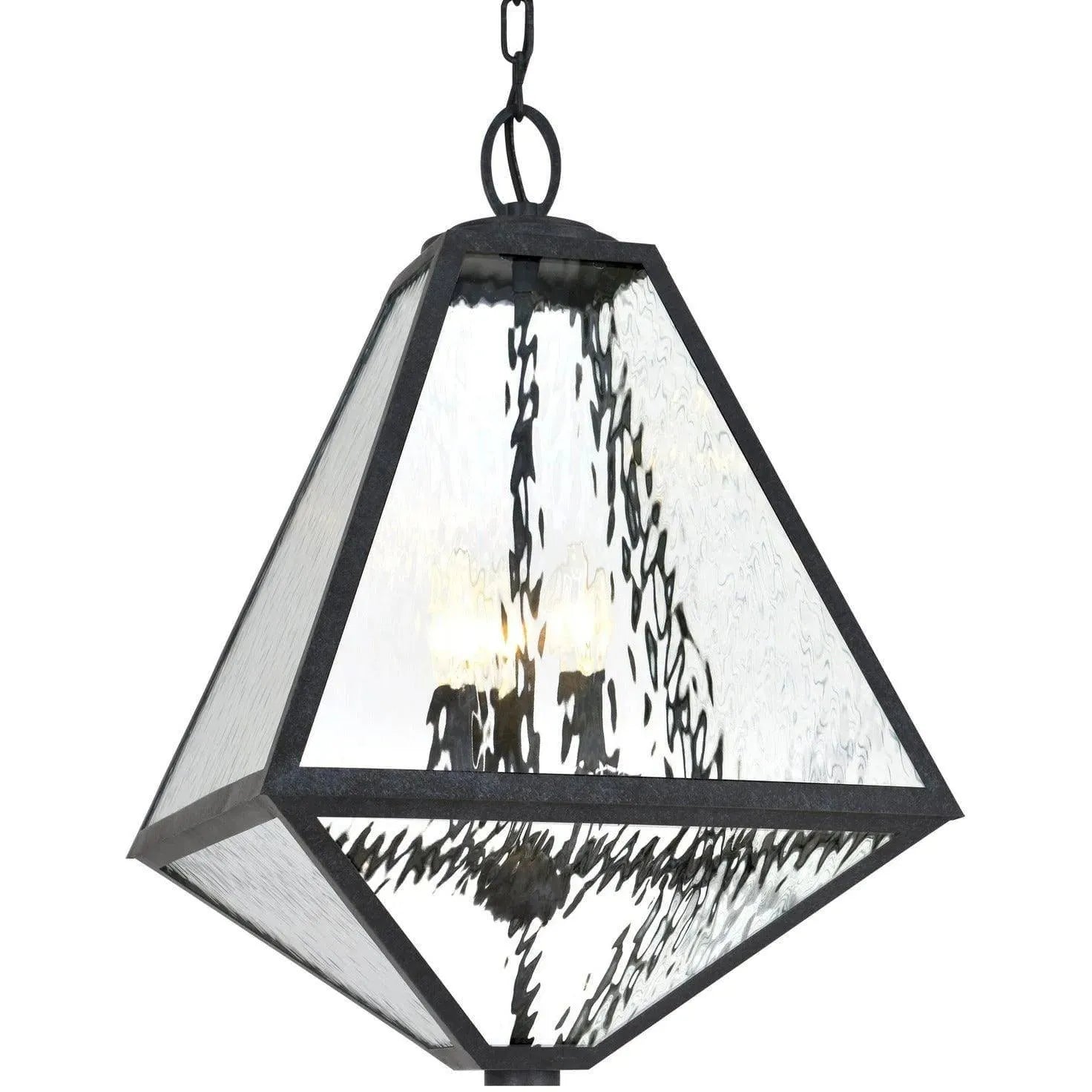 Crystorama - Glacier Three Light Outdoor Chandelier - GLA-9705-WT-BC | Montreal Lighting & Hardware