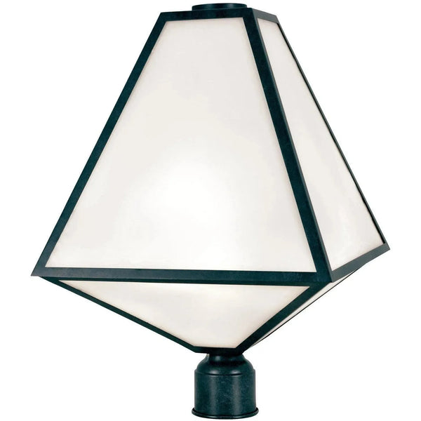 Glacier Three Light Outdoor Lantern Post