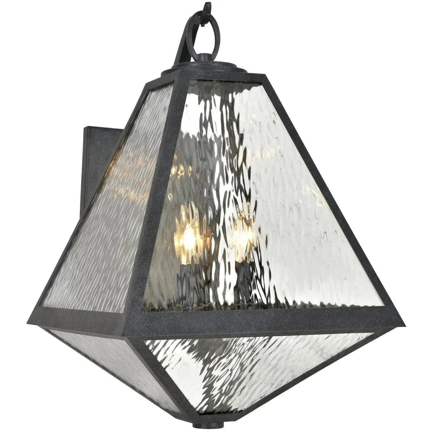 Crystorama - Glacier Three Light Outdoor Wall Mount - GLA-9702-WT-BC | Montreal Lighting & Hardware