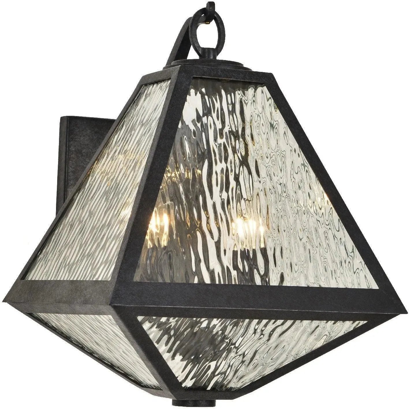 Crystorama - Glacier Two Light Outdoor Wall Mount - GLA-9722-WT-BC | Montreal Lighting & Hardware