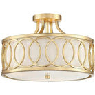 Crystorama - Graham Three Light Ceiling Mount - 285-GA | Montreal Lighting & Hardware