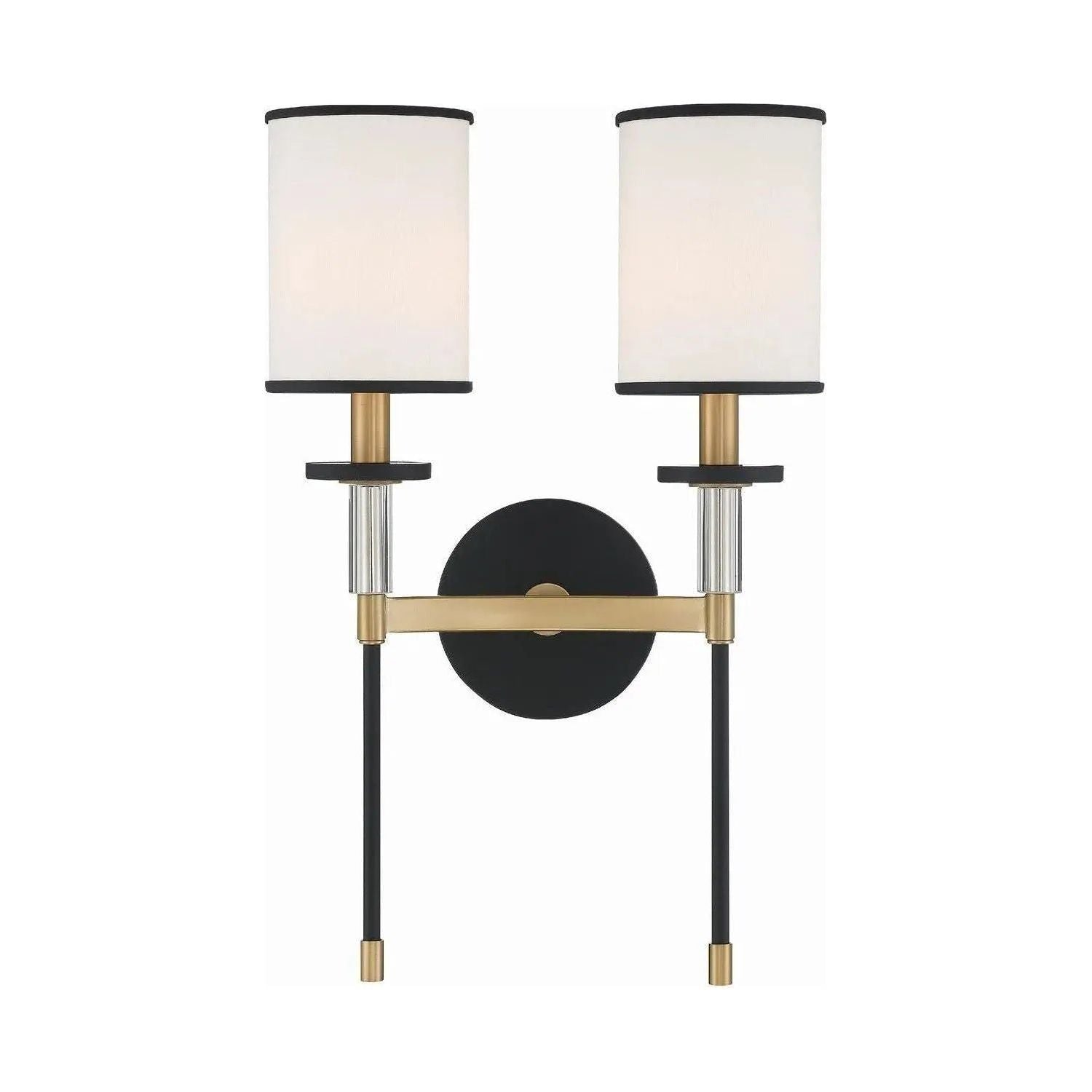 Crystorama - Hatfield Wall Mount - HAT-472-BF-VG | Montreal Lighting & Hardware