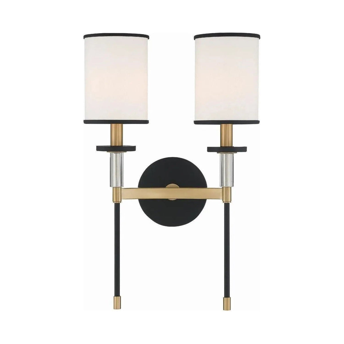 Crystorama - Hatfield Wall Mount - HAT-472-BF-VG | Montreal Lighting & Hardware