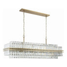 Crystorama - Hayes Linear Chandelier - HAY-1417-AG | Montreal Lighting & Hardware