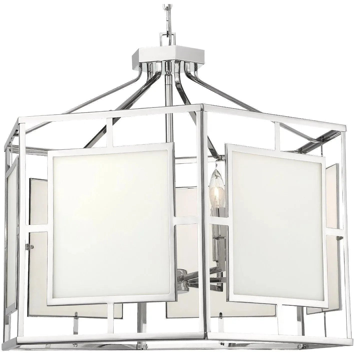 Crystorama - Hillcrest Six Light Chandelier - HIL-996-PN | Montreal Lighting & Hardware