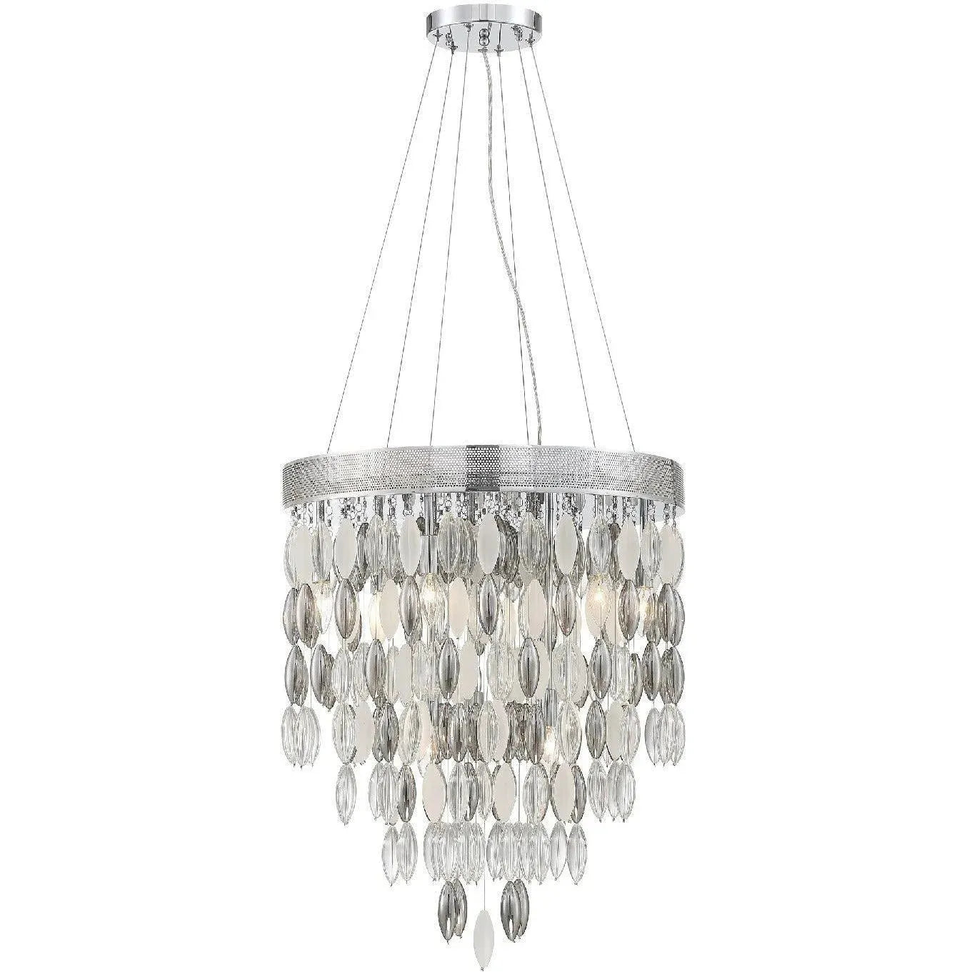 Crystorama - Hudson Nine Light Chandelier - HUD-A2219-CH | Montreal Lighting & Hardware