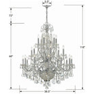 Crystorama - Imperial Chandelier - 3226-CH-CL-I | Montreal Lighting & Hardware