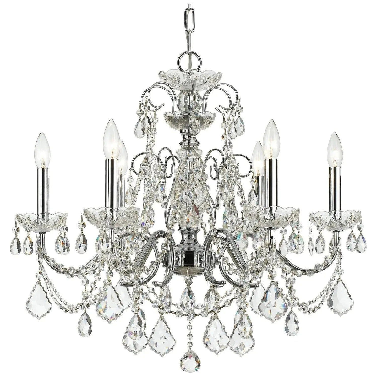 Crystorama - Imperial Chandelier - 3226-CH-CL-MWP | Montreal Lighting & Hardware