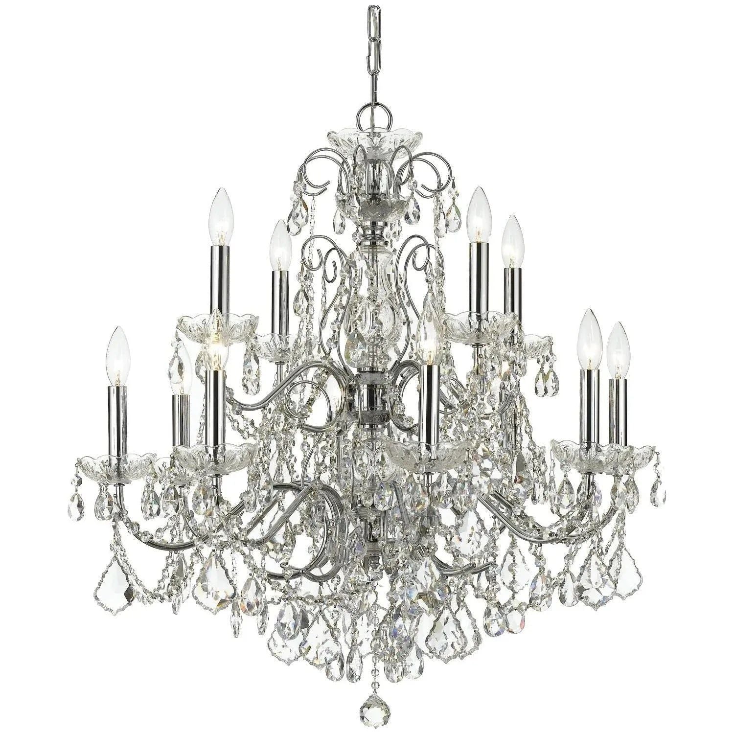 Crystorama - Imperial Chandelier - 3228-CH-CL-S | Montreal Lighting & Hardware