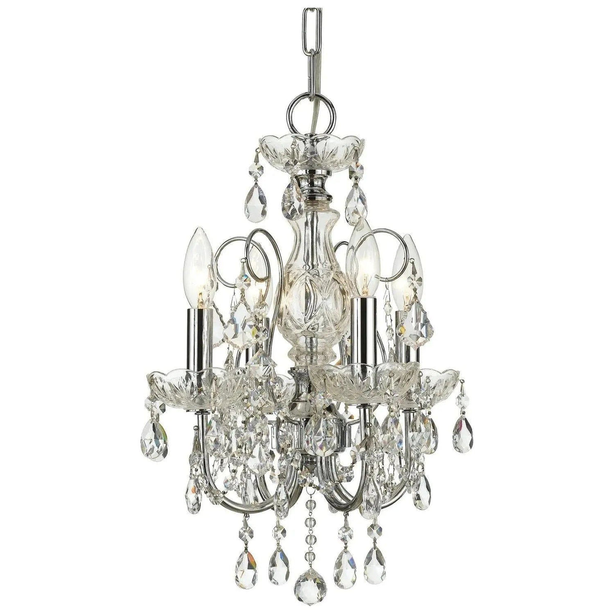 Crystorama - Imperial Mini Chandelier - 3224-CH-CL-S | Montreal Lighting & Hardware