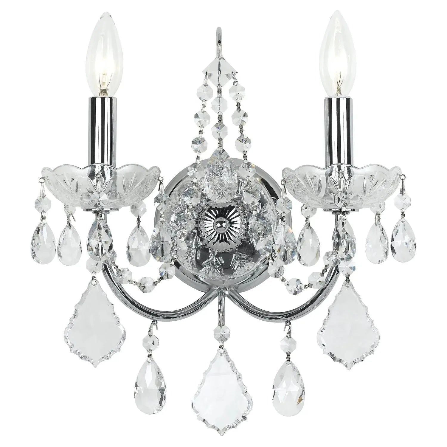 Crystorama - Imperial Wall Mount - 3222-CH-CL-MWP | Montreal Lighting & Hardware