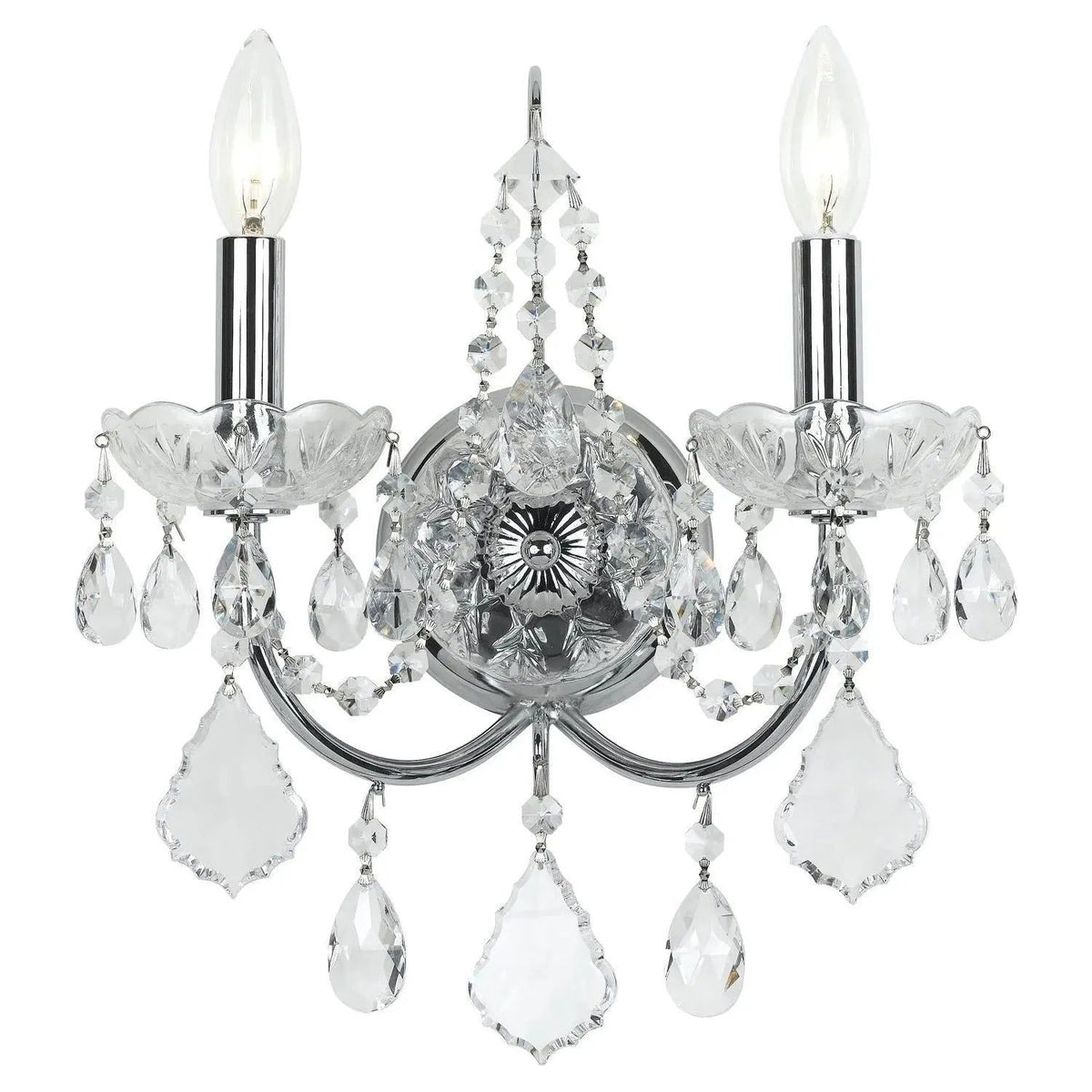 Crystorama - Imperial Wall Mount - 3222-CH-CL-MWP | Montreal Lighting & Hardware