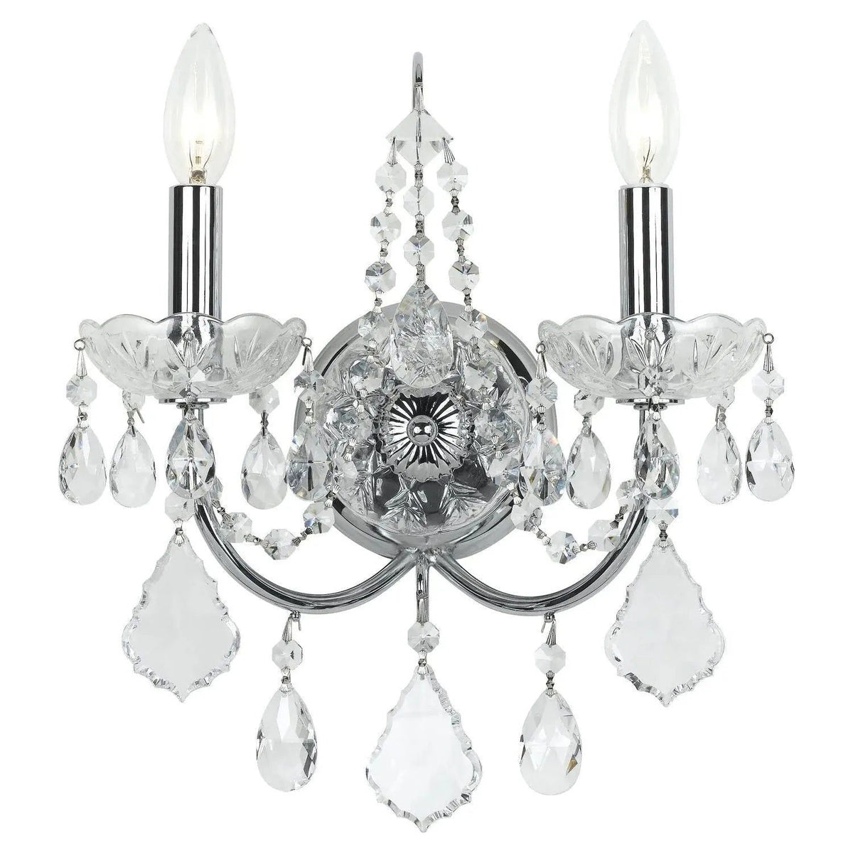 Crystorama - Imperial Wall Mount - 3222-CH-CL-S | Montreal Lighting & Hardware