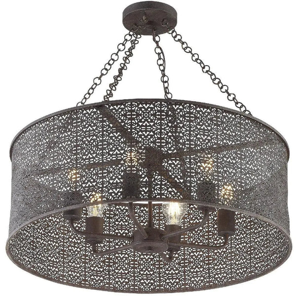 Jasmin Six Lumière Suspendu