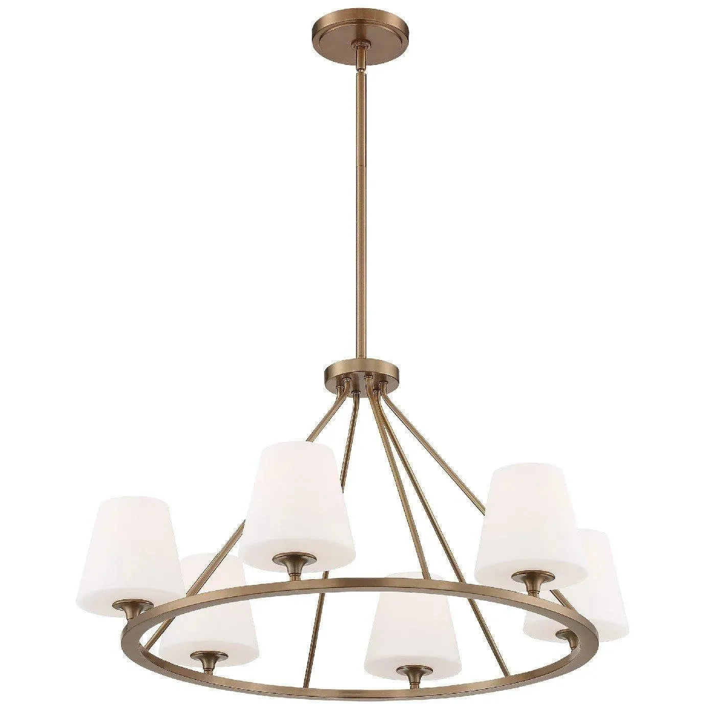 Crystorama - Keenan Six Light Chandelier - KEE-A3006-VG | Montreal Lighting & Hardware