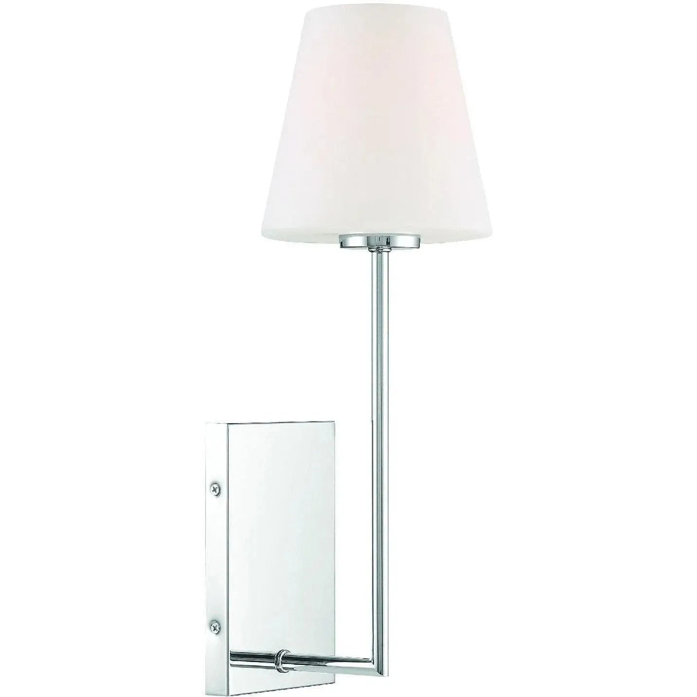 Crystorama - Lena One Light Wall Mount - LEN-250-OP-CH | Montreal Lighting & Hardware
