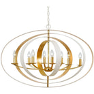 Crystorama - Luna Eight Light Chandelier - 588-MT-GA | Montreal Lighting & Hardware