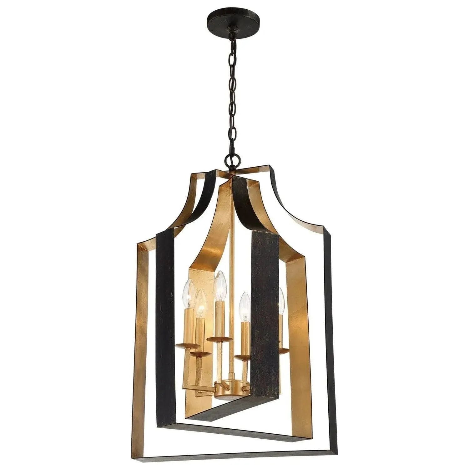 Crystorama - Luna Lantern - 595-EB-GA | Montreal Lighting & Hardware